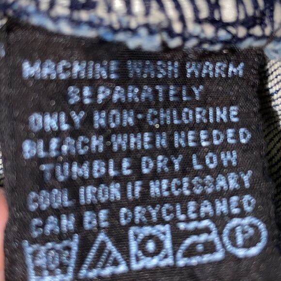 Indigo Palms Blue Relaxed Fit Jeans with Medium Wash Size 10R - Picture 9 of 10